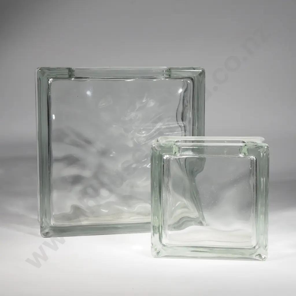 Two Vintage  Glass Bricks  Image 1++