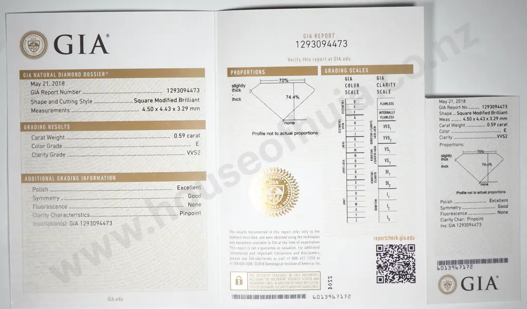 Platinum Diamond Solitaire Ring w Valuation for $8,000.00 - .59 Carat Diamond E VVS2 - Extremely High Grade Stone Image 1++