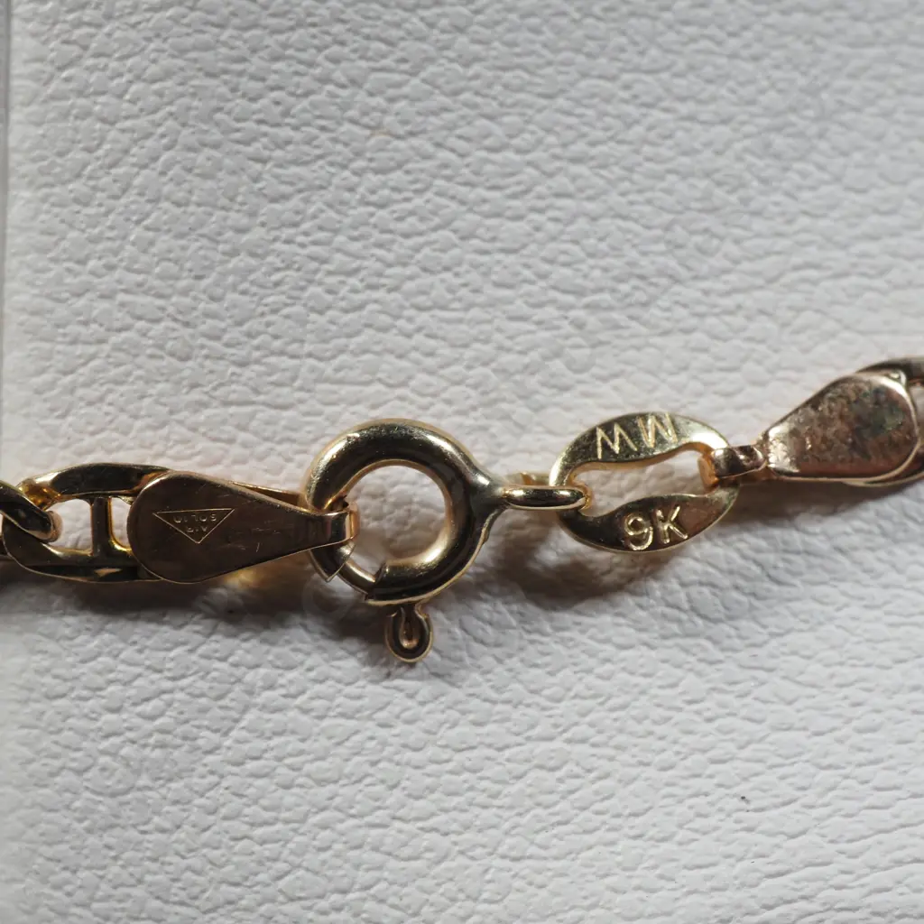 9ct Gold Anchor Link Chain Image 1++