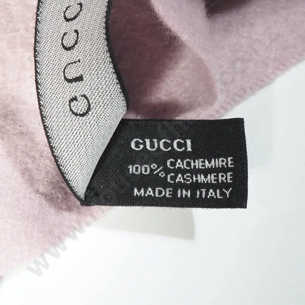 GUCCI Fringe Scarf Lilac Image 1++