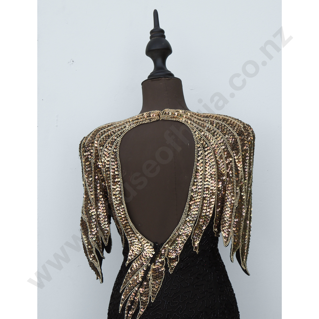 Impressive Art Deco Ladies Evening Dress  Image 1++
