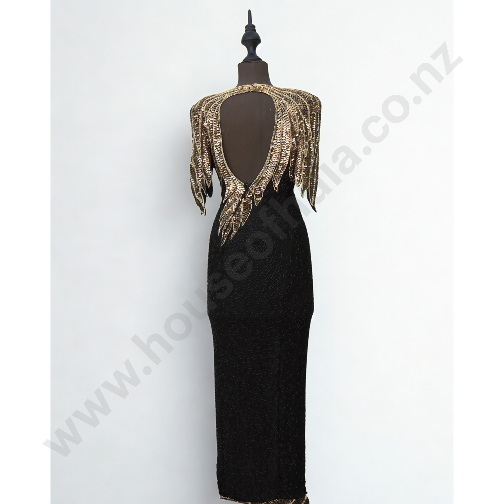 Impressive Art Deco Ladies Evening Dress  Image 1++