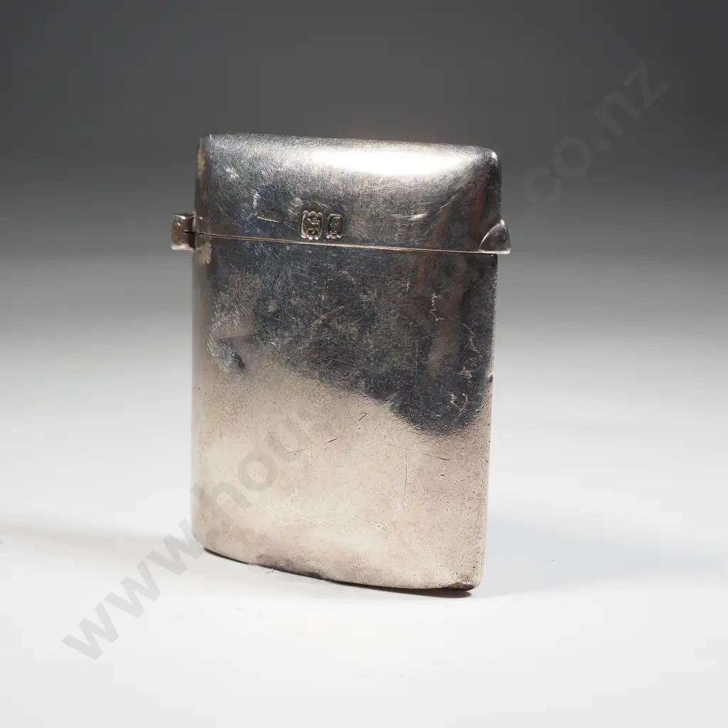 Sterling Silver Shaped Vesta Box With Plain Body Image 1++