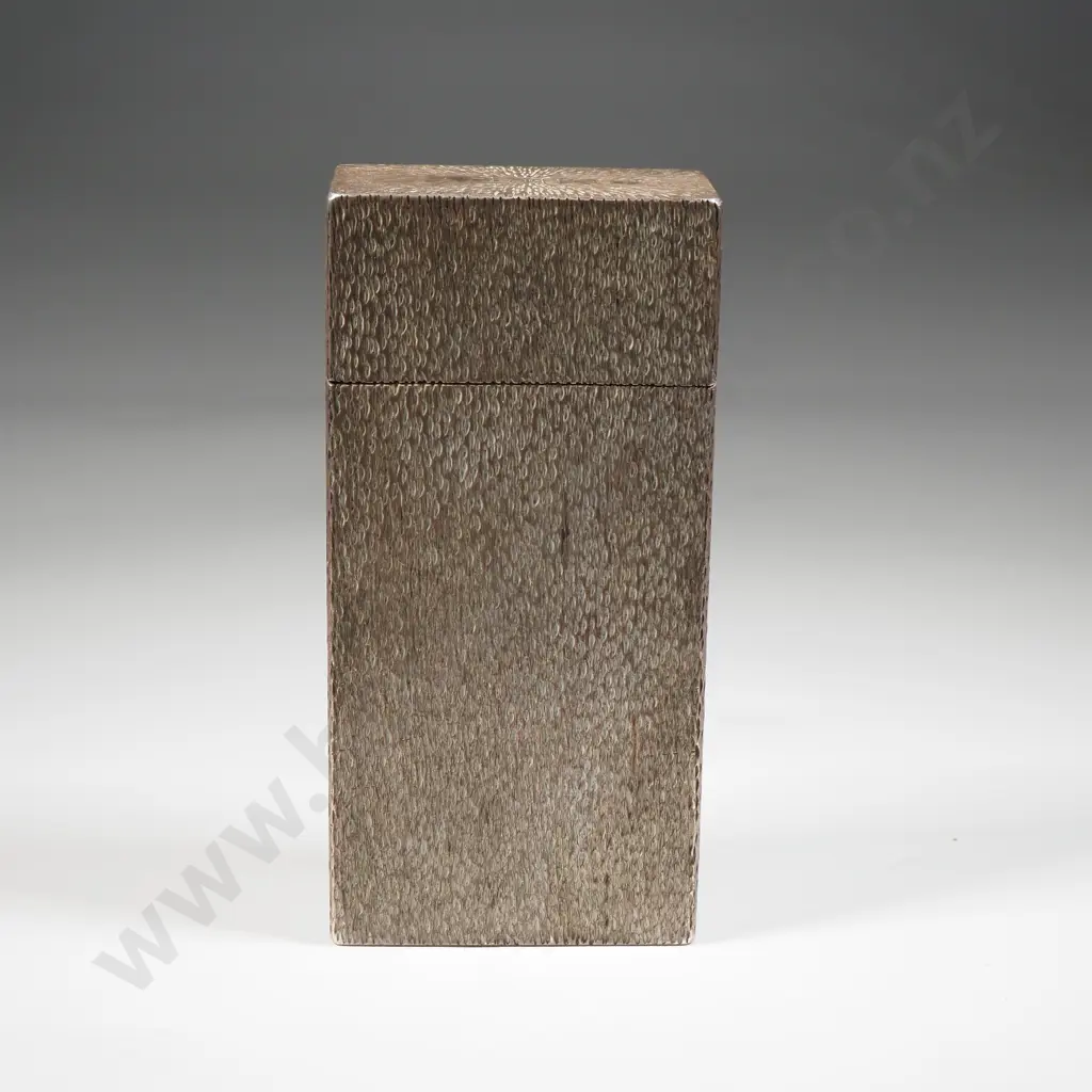 Sterling Silver Textured Box In The Form Of A Vintage Cigarette Box  Image 1++