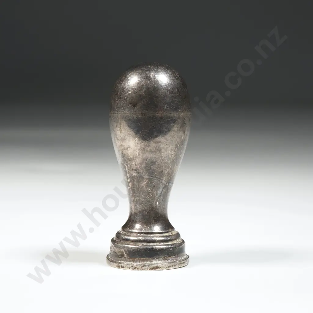 Sterling Silver Crested Seal w English Hallmarks Image 1++