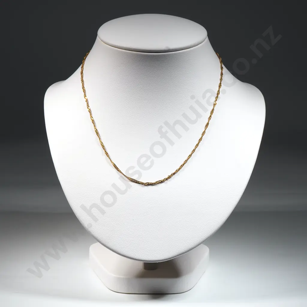 9ct Gold Fancy Link Chain Image 1++