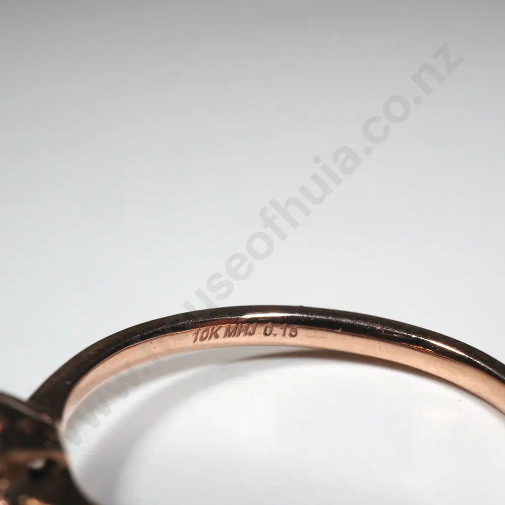10ct Rose Gold Diamond Ring Image 1++