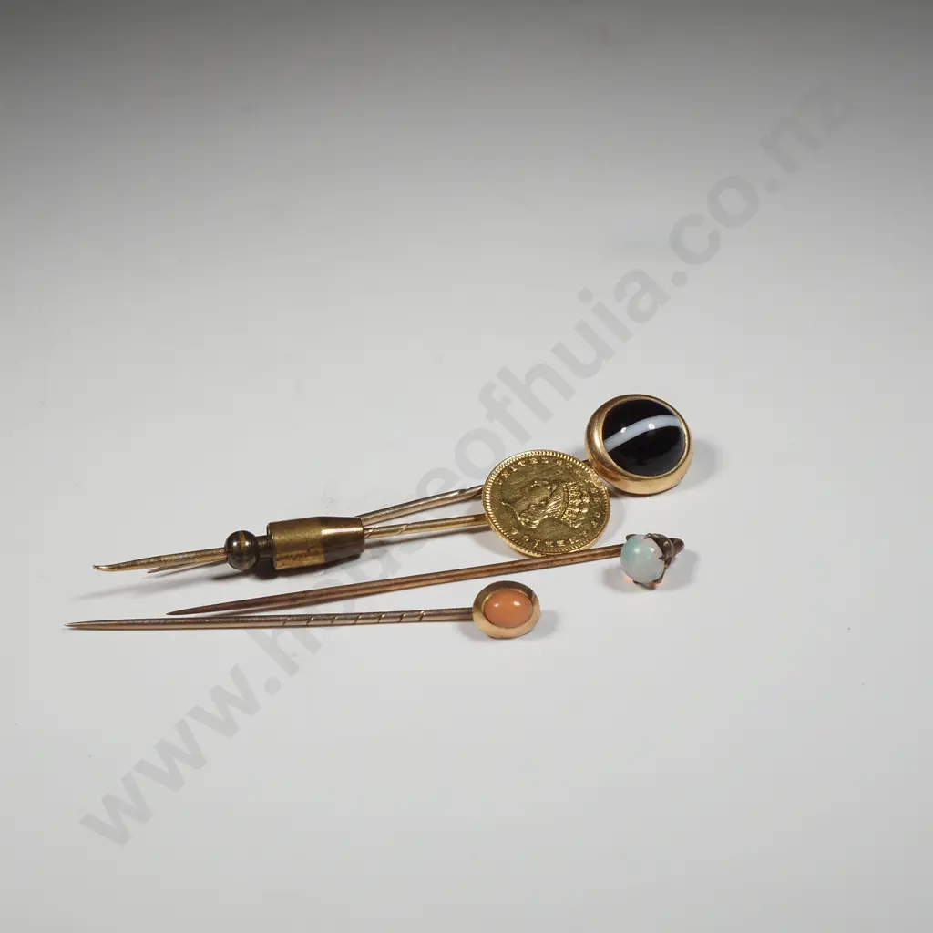 Four Antique Stickpins  Image 1++
