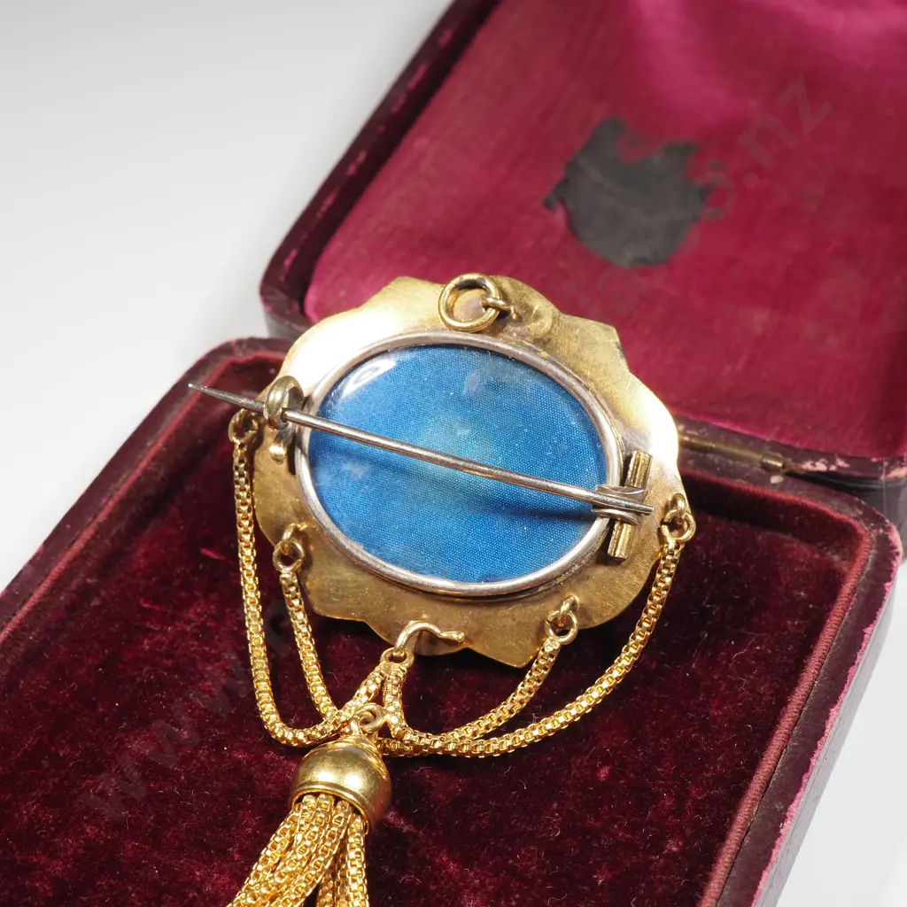 Exceptional Cased Antique Victorian 9ct Gold Opal & Gemstone Brooch Image 1++