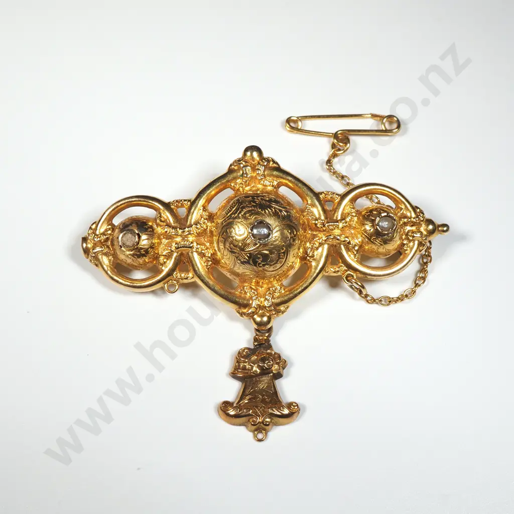 9ct Gold Brooch Image 1++