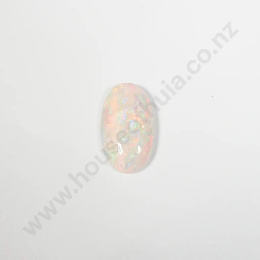 Loose White Opal 4.22 Carats 17mm x 10mm - Wholesale Price $977 Image 1++