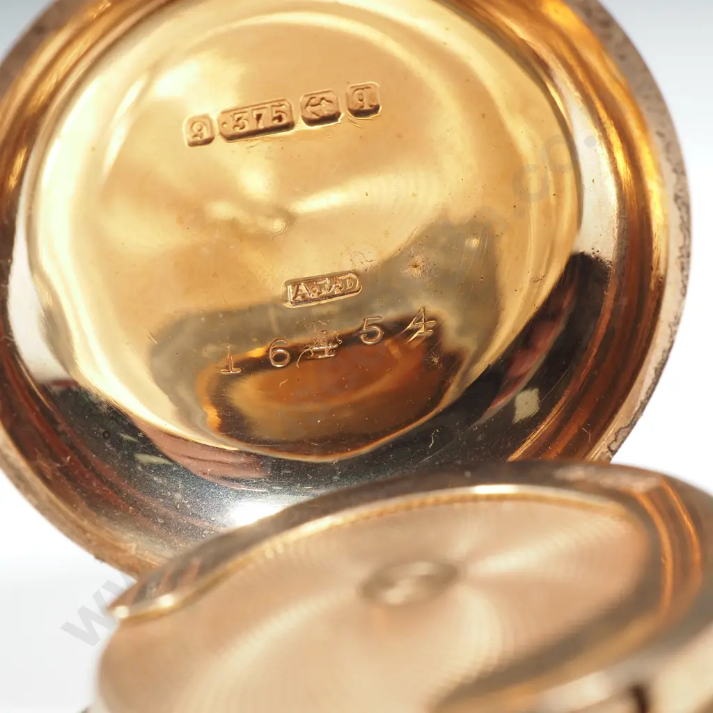 Antique 9ct Gold Sovereign Case Image 1++