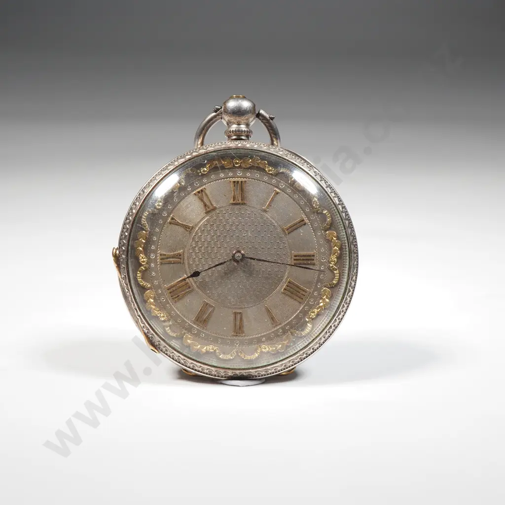 Sterling Silver Pocket Watch - 45 Grams Image 1++