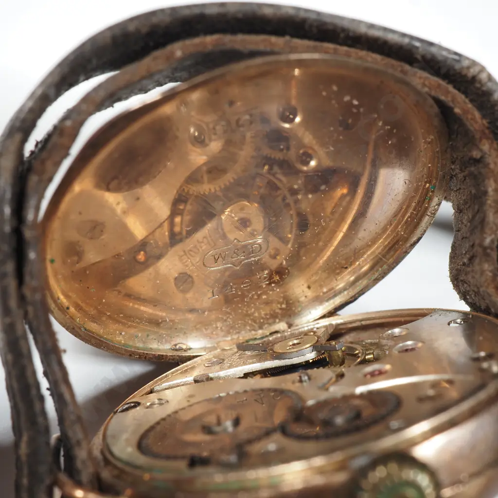 WW1 9ct Gold Trench Watch A/F Image 1++