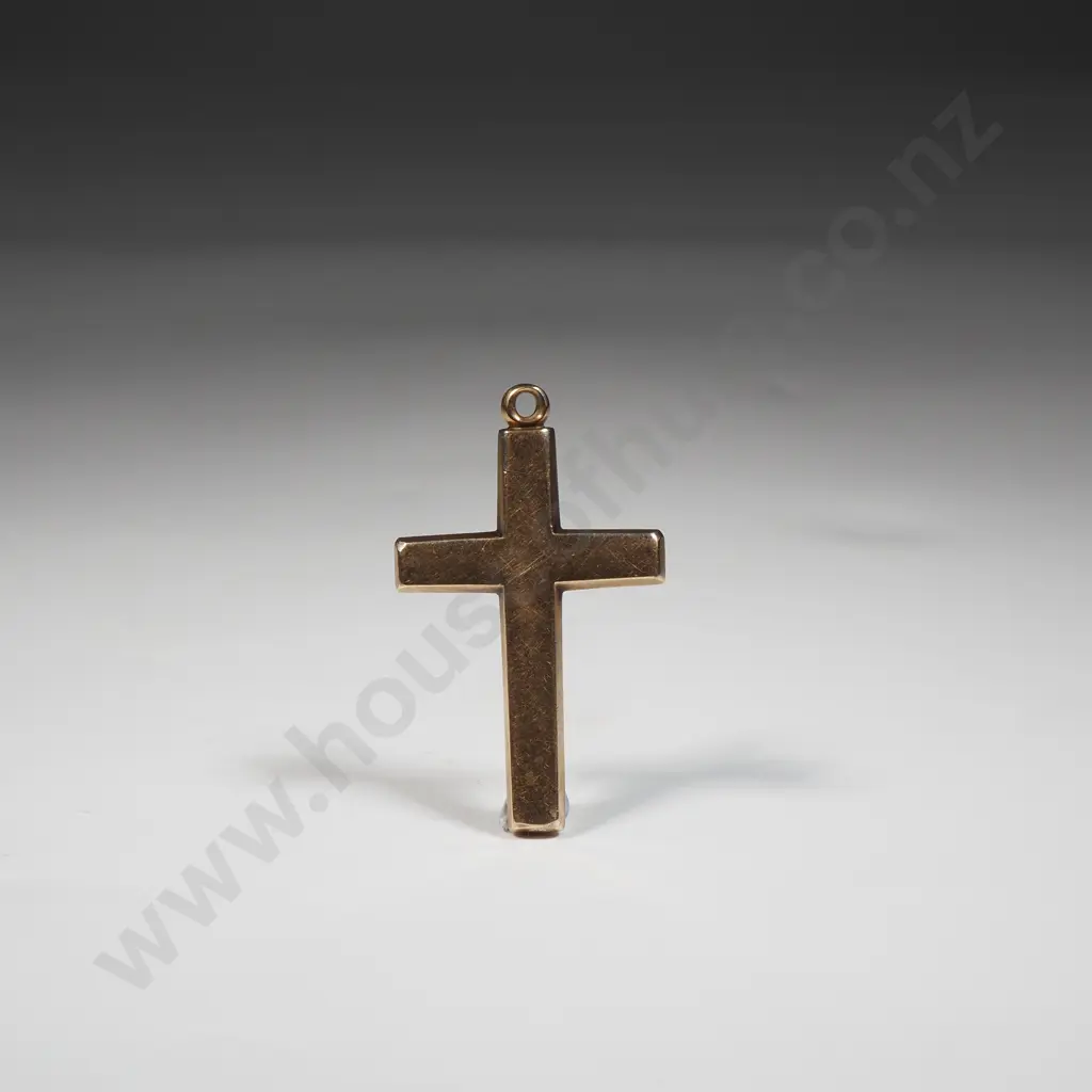 Victorian 15ct Rolled Gold Cross Image 1++