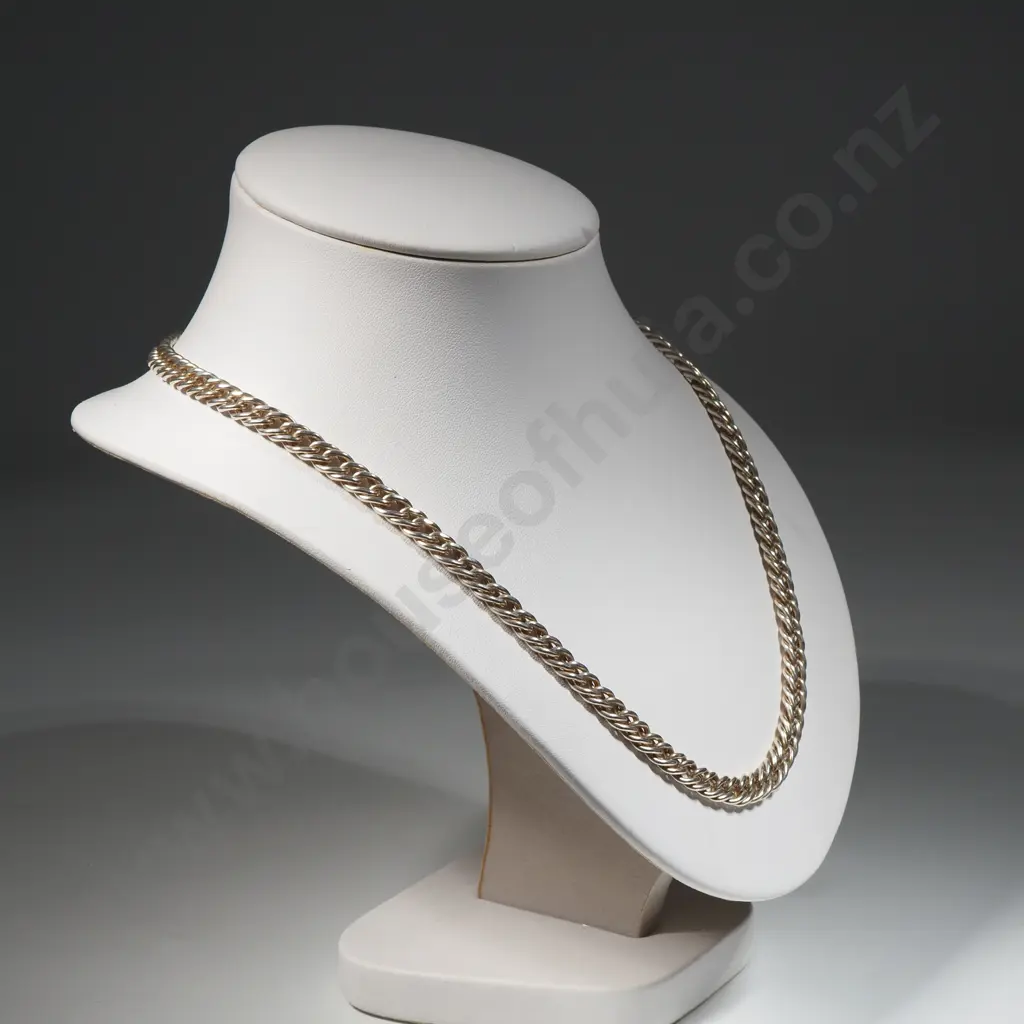 Sterling Silver Chain Link Necklace Image 1++