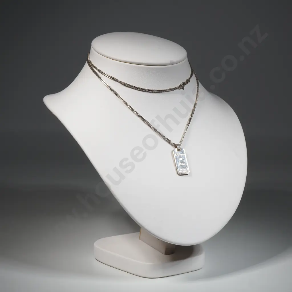 Serling Silver Pendant & Ingot 15 Grams  Image 1++