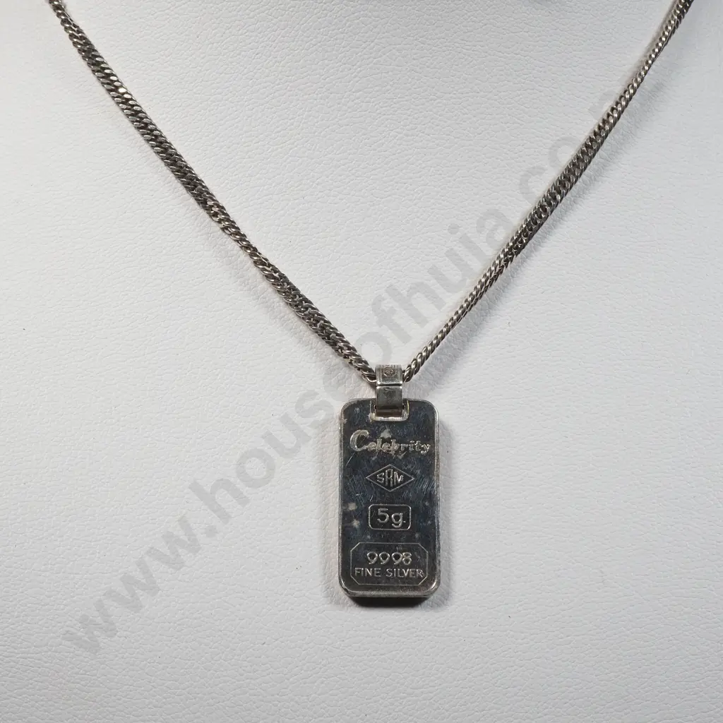 Serling Silver Pendant & Ingot 15 Grams  Image 1++