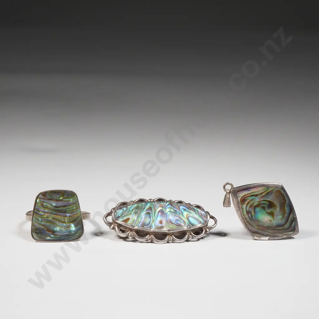 Assorted Sterling Silver Paua Jewellery Image 1++