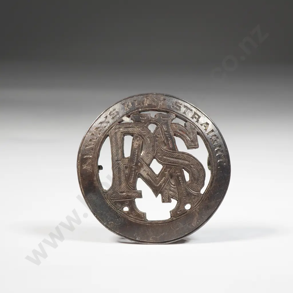 Always Play Straight Badge - Missing Pin - NZ Stamp Image 1++