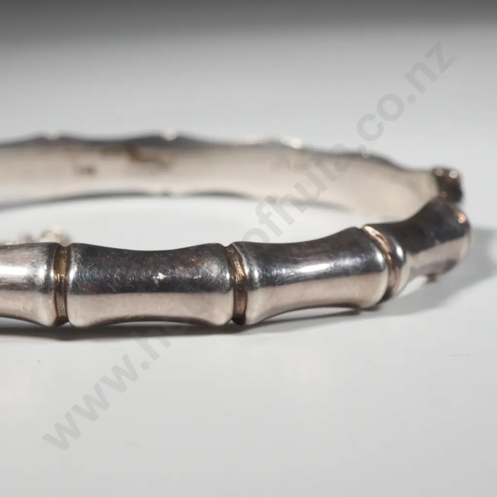 Sterling Silver Bamboo Bracelet Image 1++