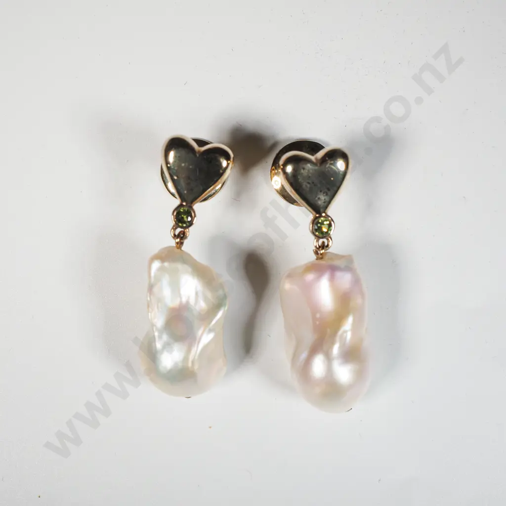 MEADOWLARK 23K Plated Pearl Drop Earrings Image 1++