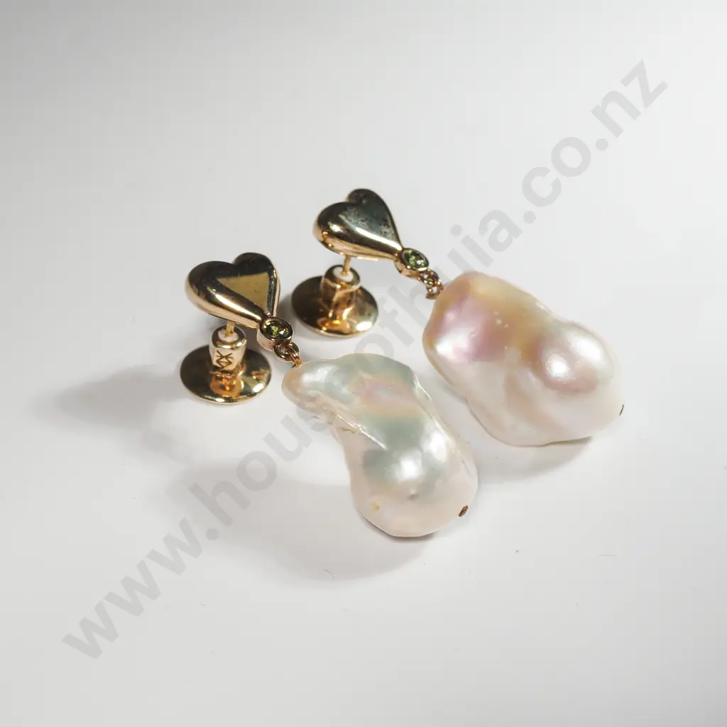 MEADOWLARK 23K Plated Pearl Drop Earrings Image 1++
