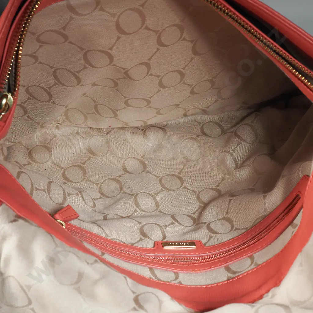 OROTON Large Flap Pink Handbag Image 1++