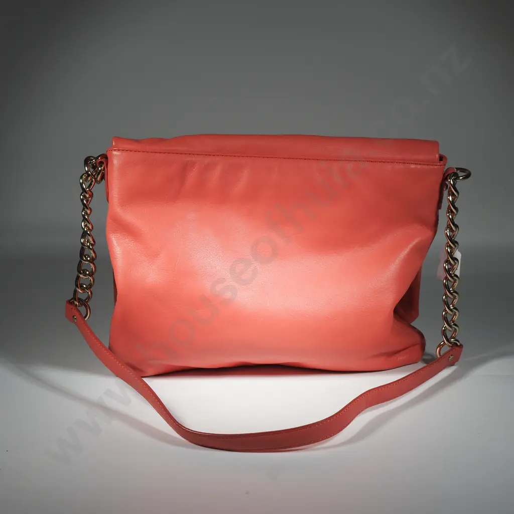OROTON Large Flap Pink Handbag Image 1++