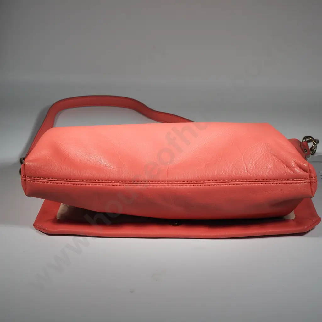 OROTON Large Flap Pink Handbag Image 1++