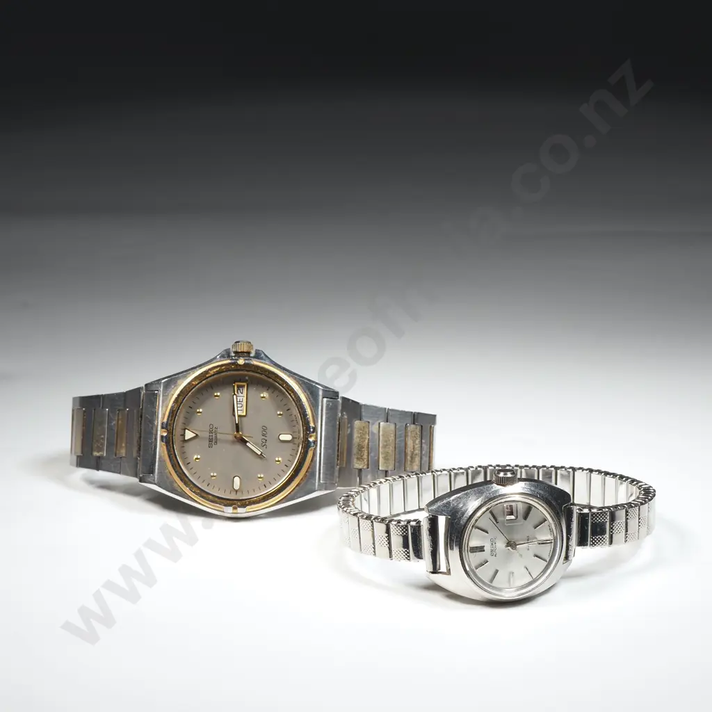 Two Seiko Wrist Watches Image 1++