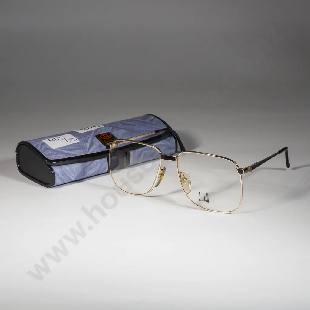 As New Vintage Dunhill Fashion Glasses in Original Case Image 1++
