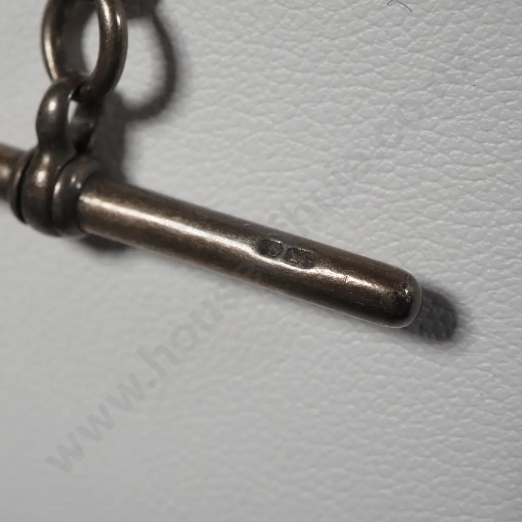 Sterling Silver Graduated Chain Link Necklace With T Bar & Swivel  Image 1++