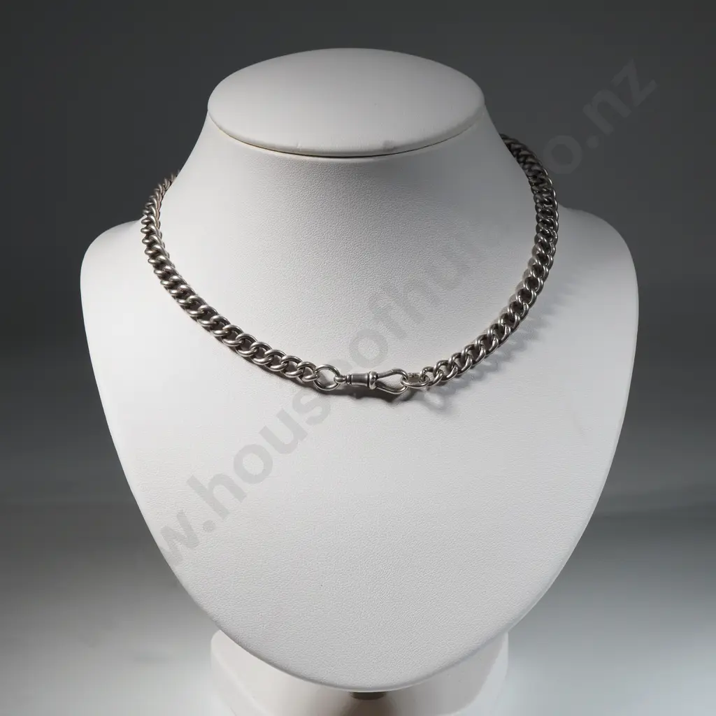 Sterling Silver Fob Chain with Swivel Attachment Image 1++
