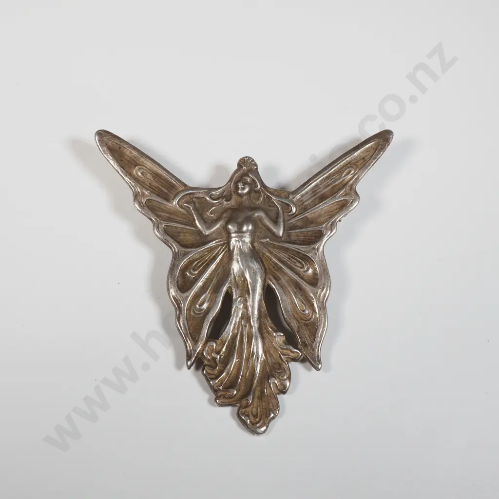 Large Art Nouveau Fairy Brooch Image 1++