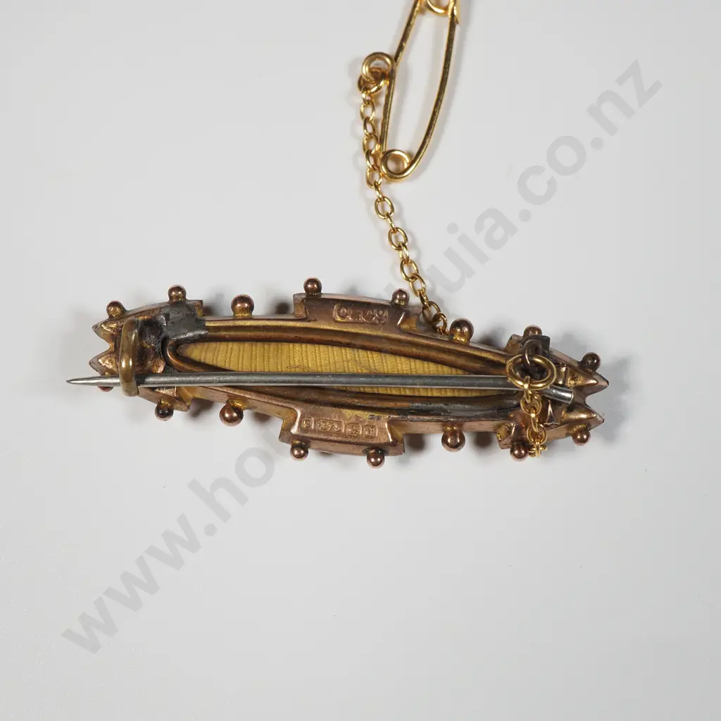 9ct Gold Brooch Image 1++