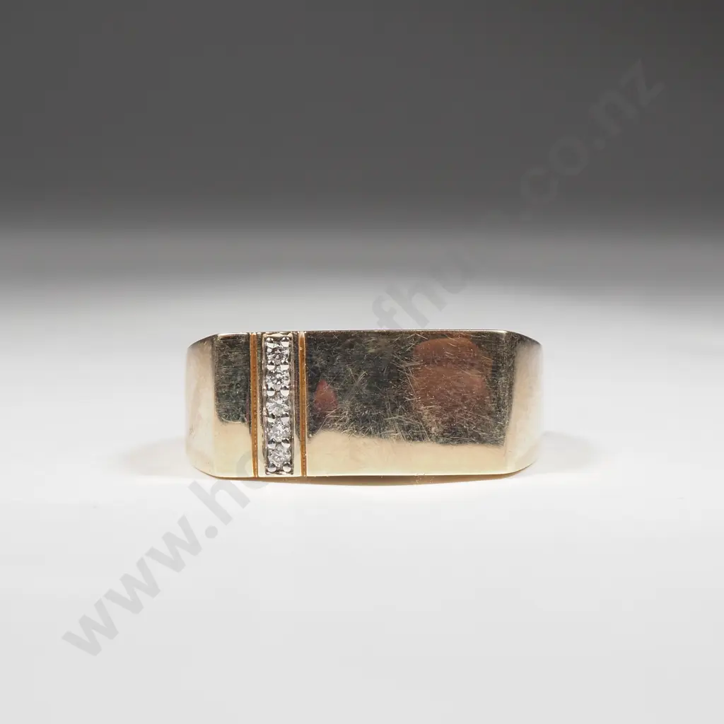 10ct Gold Diamond Ring Image 1++