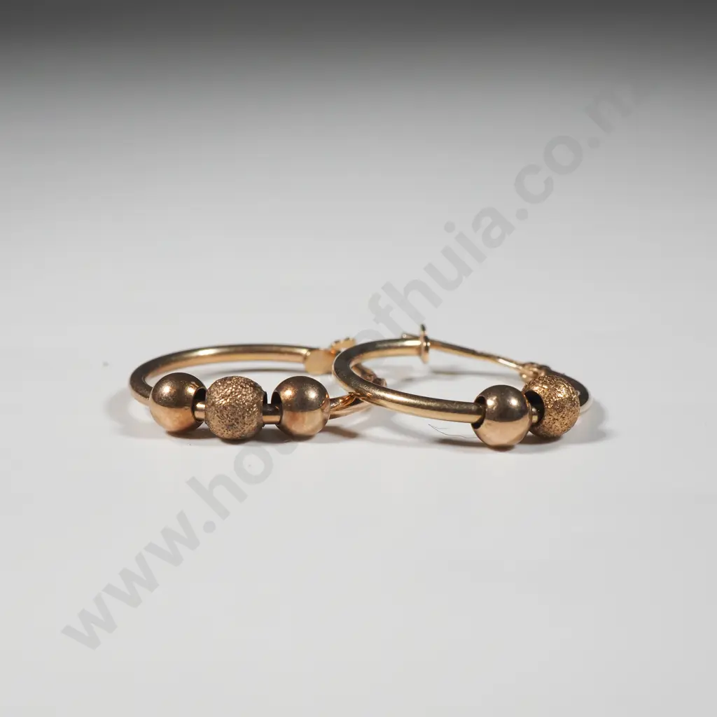9ct Gold Earrings Image 1++