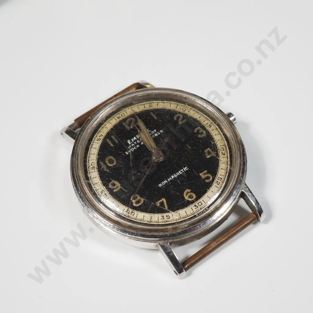 Three Watches, A Marcasite Fob Watch & Alarm Clock.A/F Image 1++