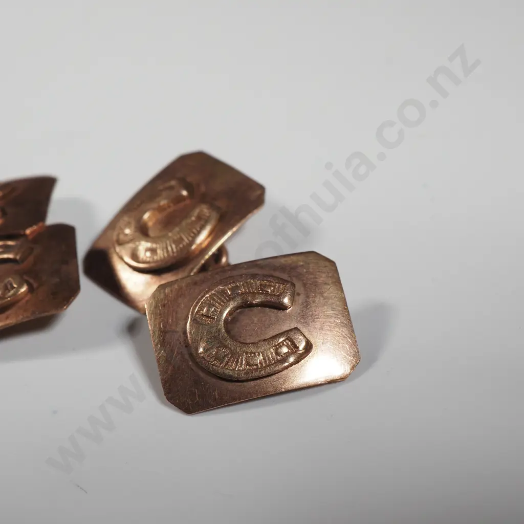 9ct Gold Cufflinks Image 1++