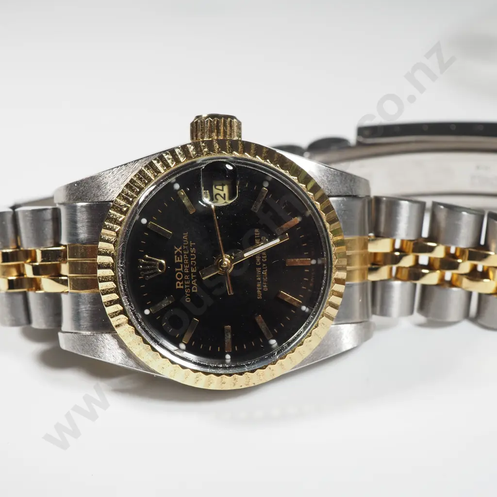 Three Ladies Wristwatches Including Two Gucci Watches & A Replica Rolex Watch  Image 1++