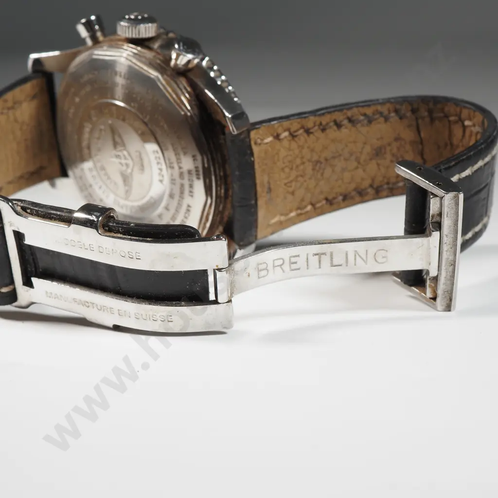 Breitling Navitimer Black Dial  Copy Wristwatch Image 1++