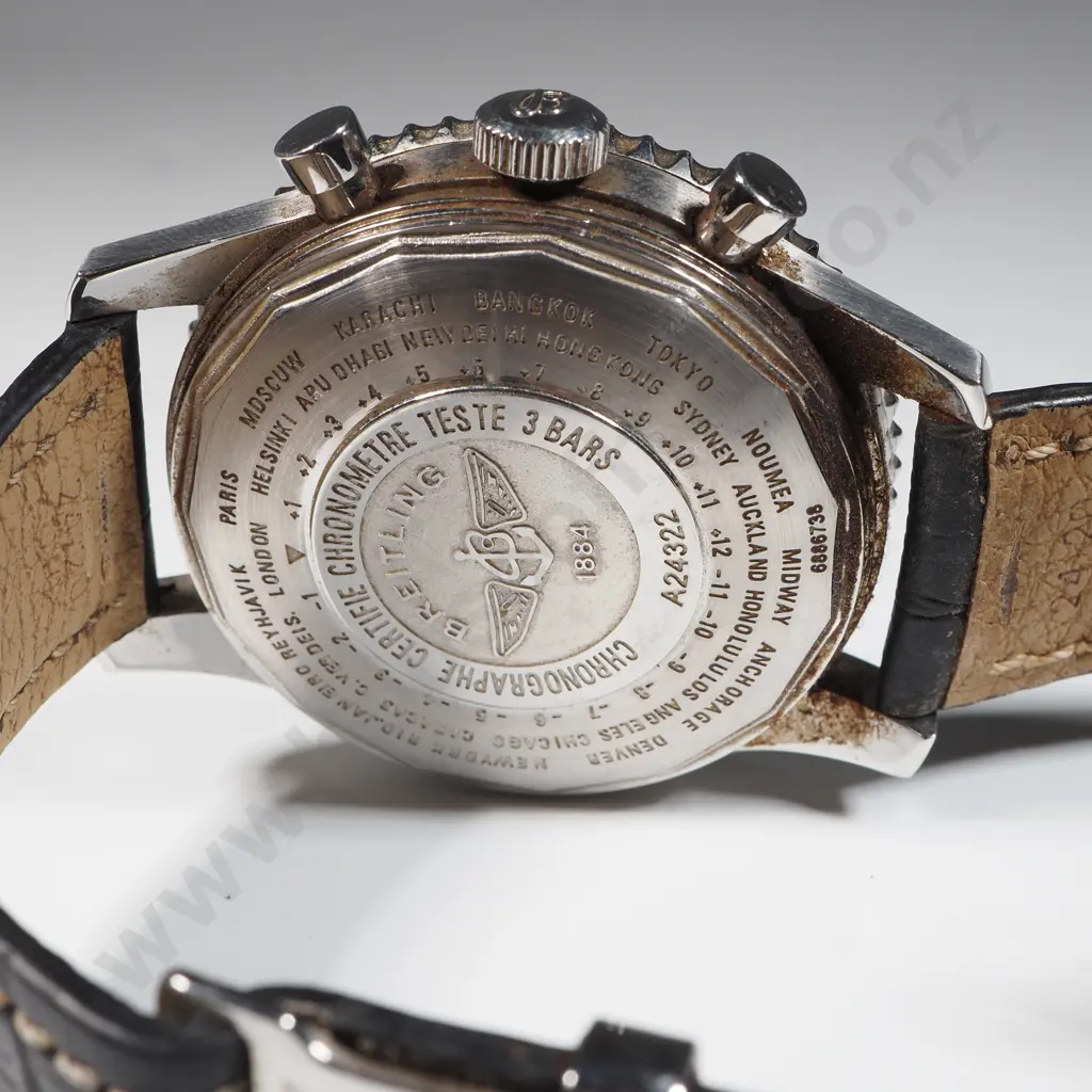 Breitling Navitimer Black Dial  Copy Wristwatch Image 1++