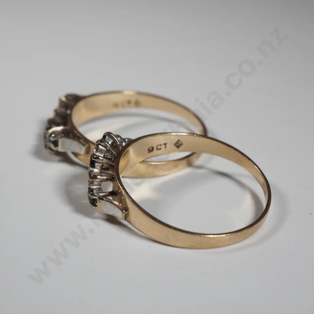 9ct Gold & Gemstone Ring Surrounds Image 1++