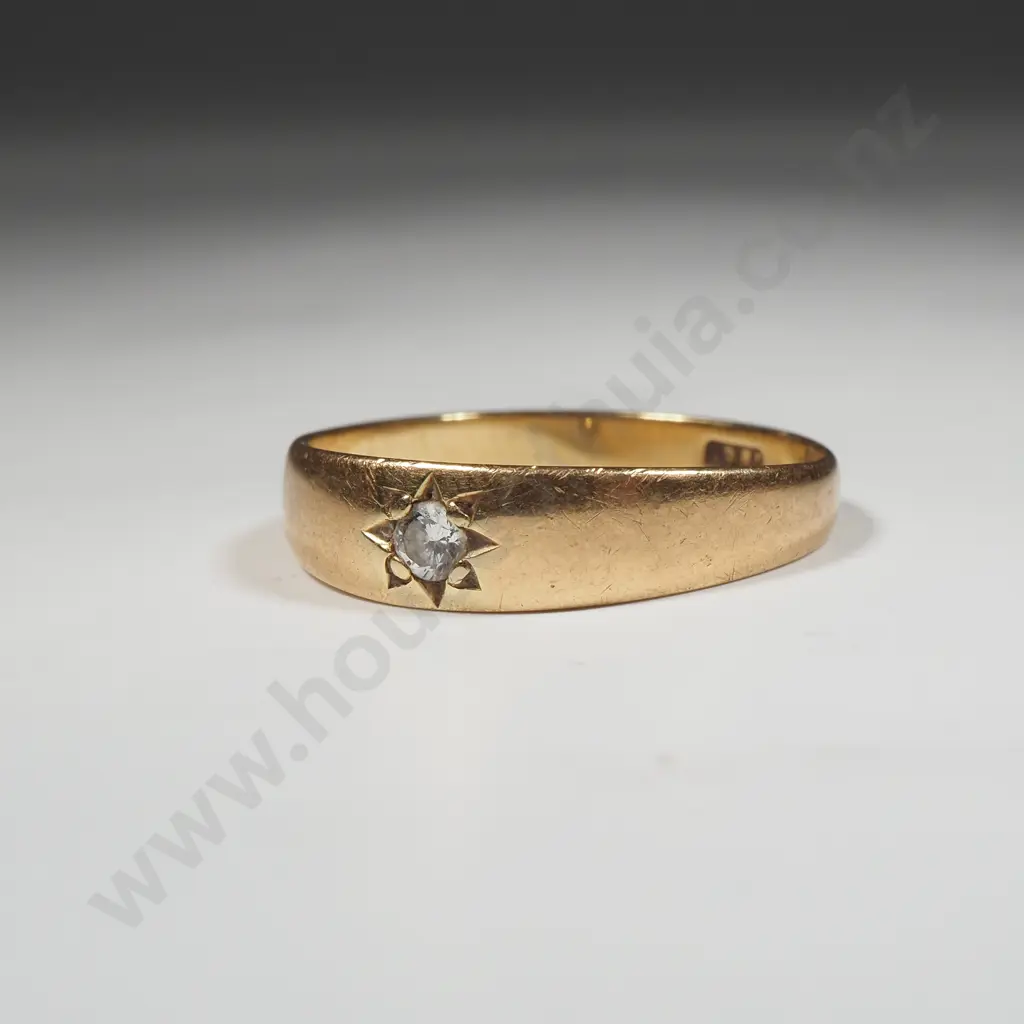 18ct Gold Diamond Ring Image 1++