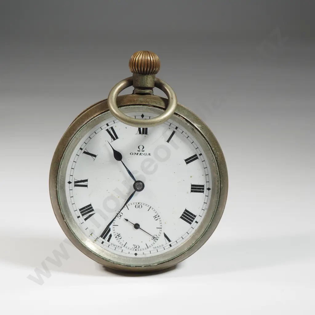 Omega Half Hunter Vintage Pocket Watch Image 1++