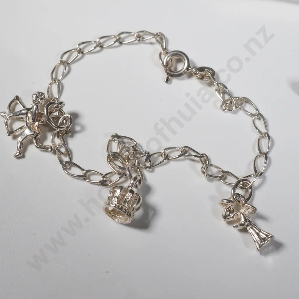 Three Sterling Silver Tie Cllips Image 1++