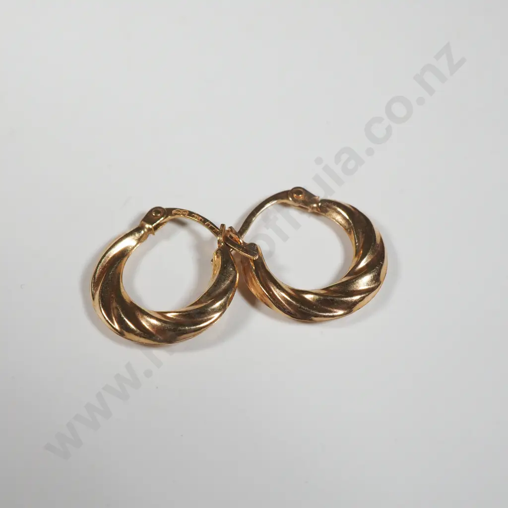 9ct Gold Earrings Image 1++