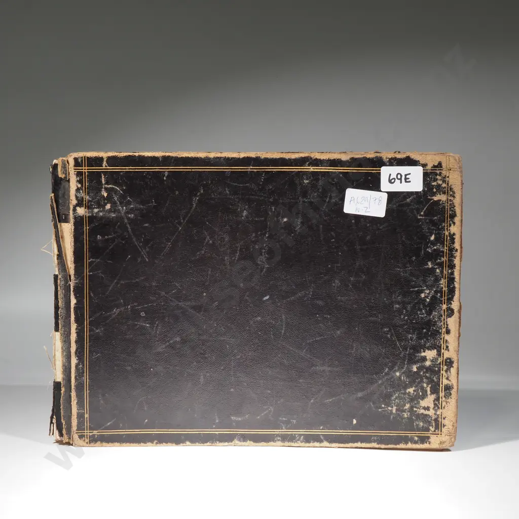 Antique 1880’s Early NZ   Photograph Album Depicting Photos Of  Sargood & Sons Warehouse/Shop Aucklan Image 1++