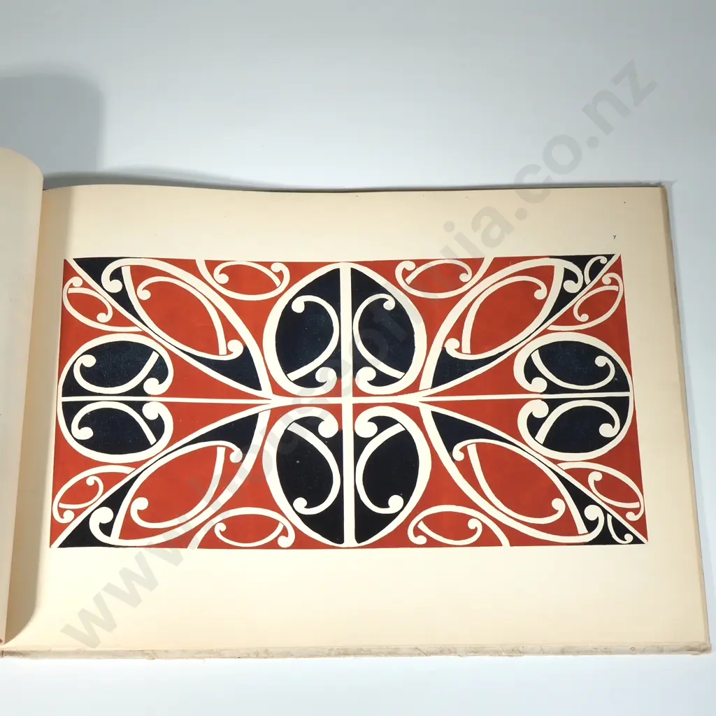 Rare First Edition of The Book "Maori Patterns Painted & Carved"  By J H Menzies, Publisher ChCh  Smith and Anthony,1910 Image 1++